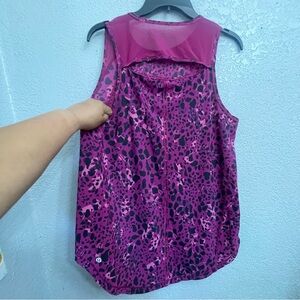Lululemon Sculpt Tank Top Back Vent cheetah purple
